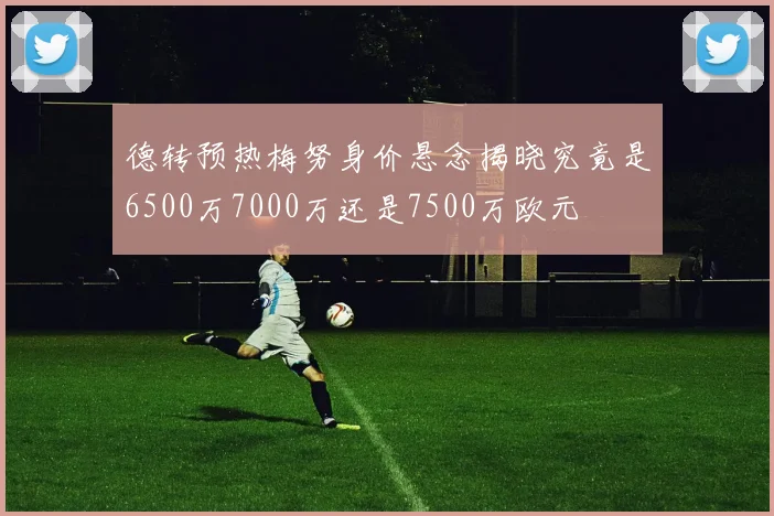 德转预热梅努身价悬念揭晓究竟是6500万7000万还是7500万欧元